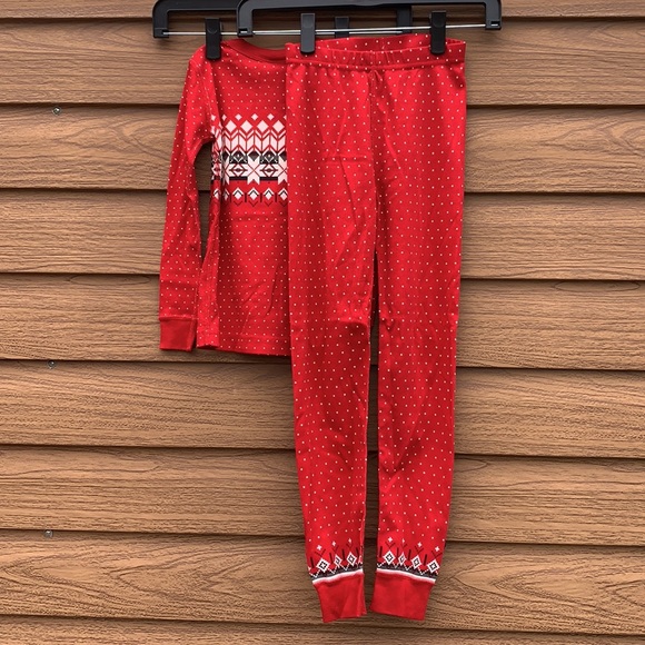 Hanna Andersson size 4 or 100cm top pajamas bottoms size 120cm - Picture 6 of 7